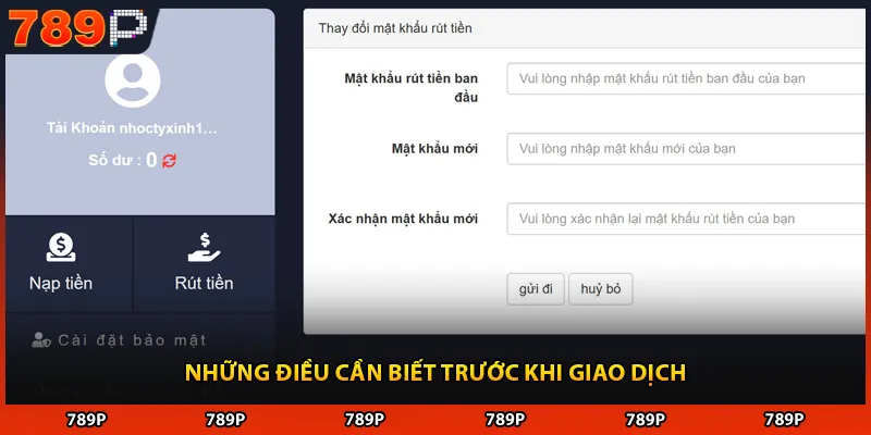 Những điều cần biết trước khi giao dịch